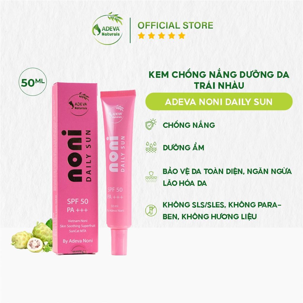 Kem Chống Nắng Dưỡng Da Trái Nhàu ADEVA NONI DAILY SUN Chống Nắng Dưỡng Da Thế Hệ Mới SPF 50, PA +++ 50ML