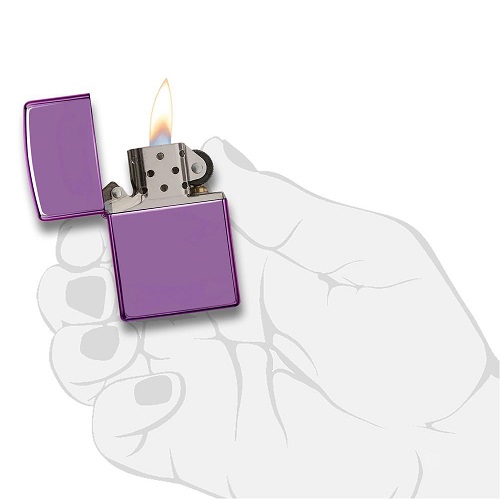 Bật lửa Zippo Classic High Polish Purple 24747