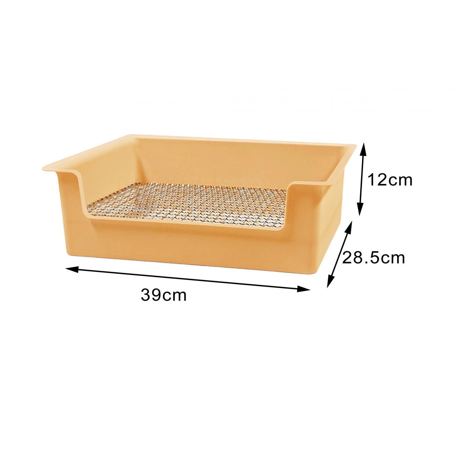 Rabbit Litter Box Small Animals Litter Tray for Guinea Pig Bunny, Hamster