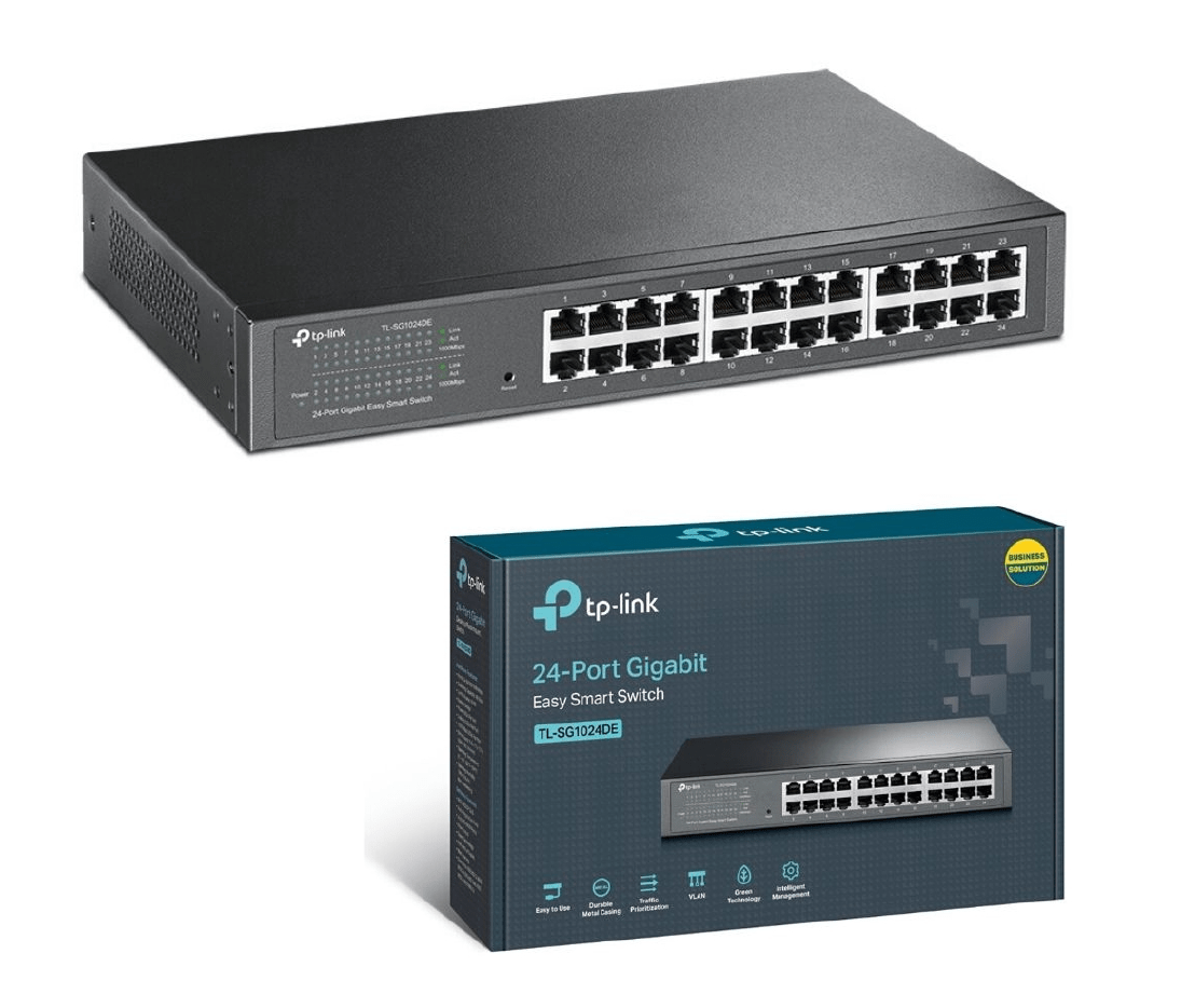 Switch TP-Link TL-SG1024DE (Gigabit (1000Mbps)/ 24 Cổng/ Smart Switch/ Vỏ Thép)-hàng chính hãng