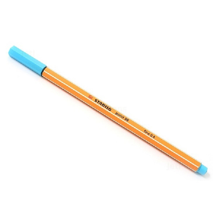 Bút kim màu Stabilo Point 88 - 0.4mm - Màu xanh da trời