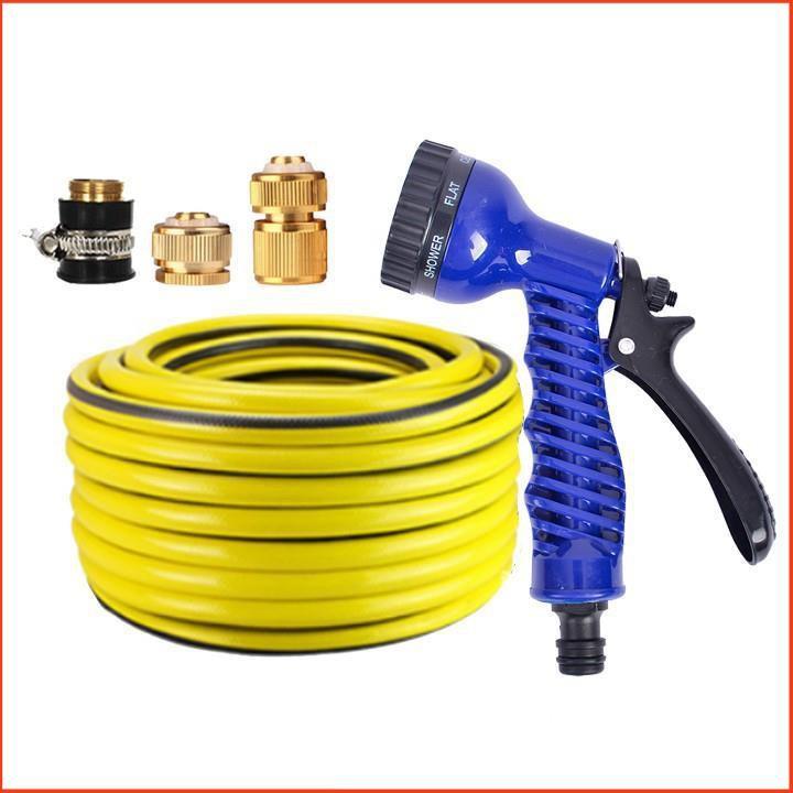 Bộ dây tăng áp 3 lần vòi xịt nước rửa xe, tưới cây loại 7-10m 206843