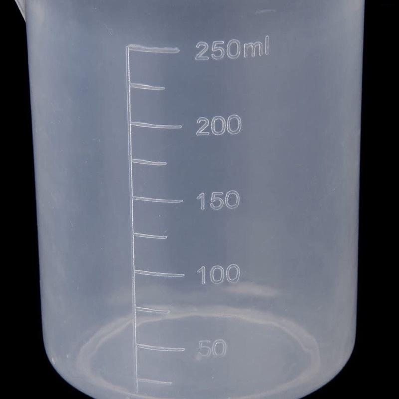 Bộ 3 cốc đo lường có vạch đo bằng nhựa 50ml 150ml 250ml