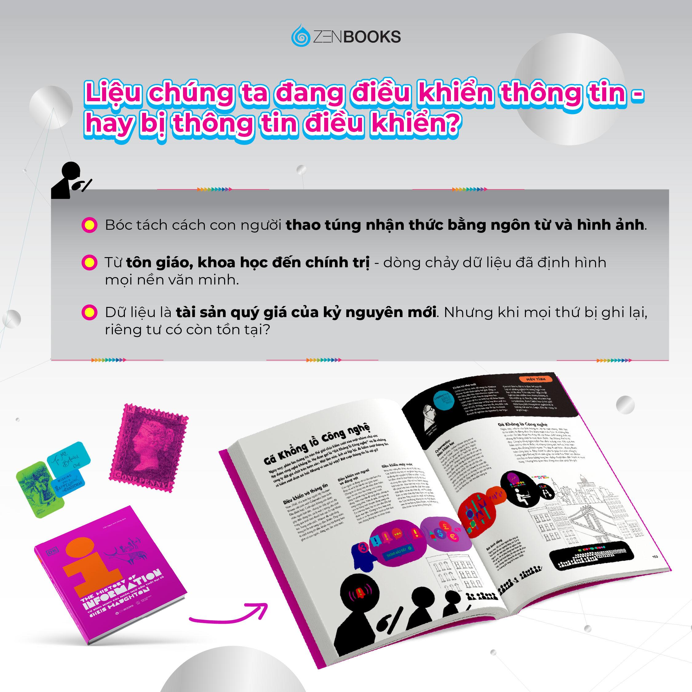 Sách - Lịch Sử Thông Tin - The History Of Information - Từ Bình Minh Của Ngôn Ngữ Đến Thời Đại Số - Bìa Cứng
