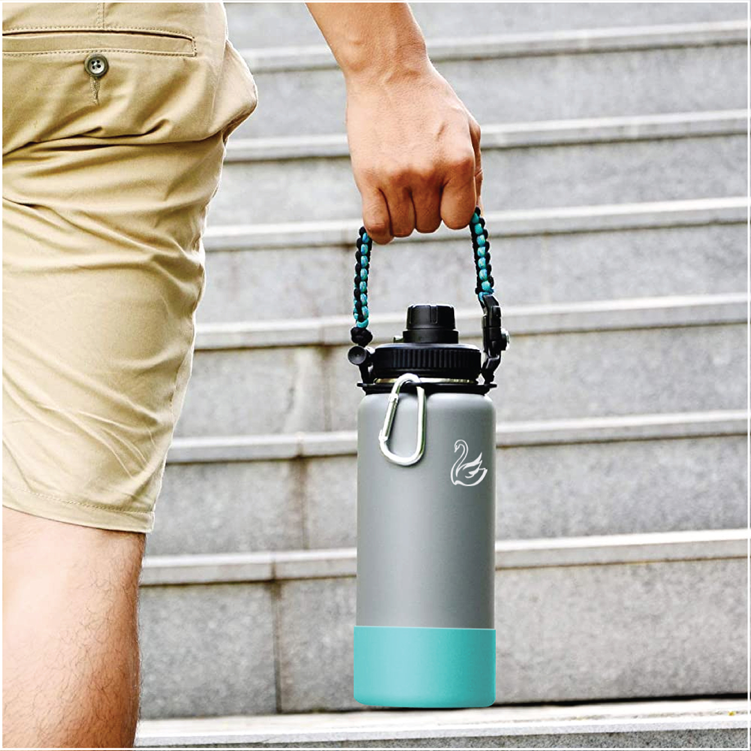 Đế Bình Giữ Nhiệt Silicone Boot 2GOOD Flask 532ml