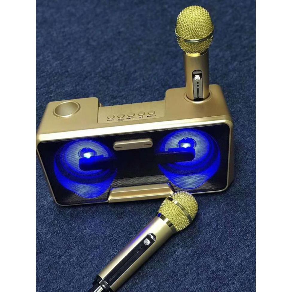 Loa Kèm Mic Karaoke Bluetooth SD 301 Cao Cấp, Âm Thanh Cực Đỉnh