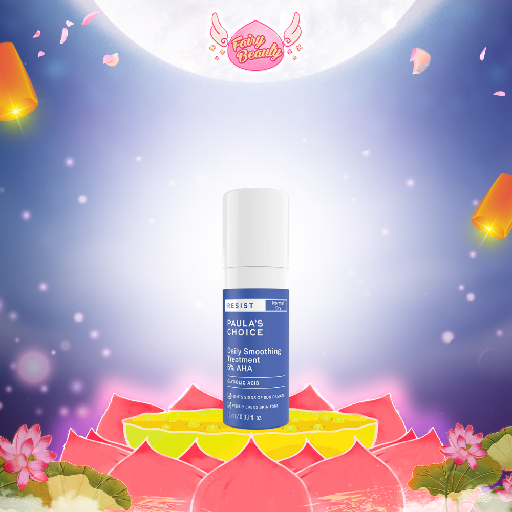 AHA cho người mới bắt đầu làm sáng da, mờ thâm Resist Daily Smoothing Treatment With 5% AHA