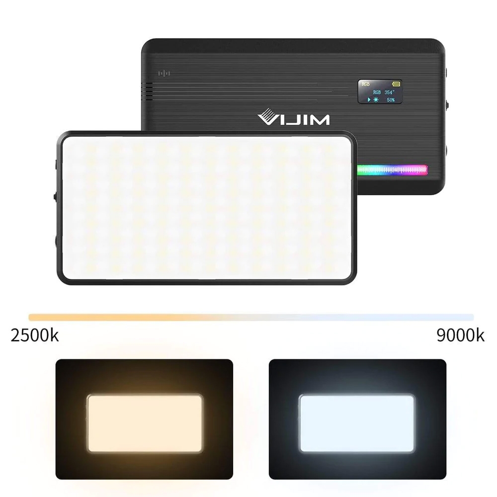 ĐÈN LED RGB 196 BÓNG ULANZI VIJIM VL196 - HÀNG NHẬP KHẨU