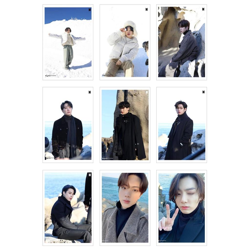 Lomo Card 63 ảnh BTS -Winter Package 2021 Naver