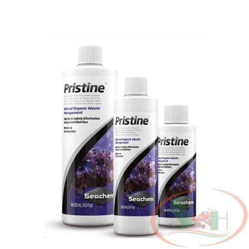 Vi sinh nước Seachem Pristine 100ml 250ml, 500ml, 1L, 2L phân hủy xử lý chất thải hữu cơ phân cá tép