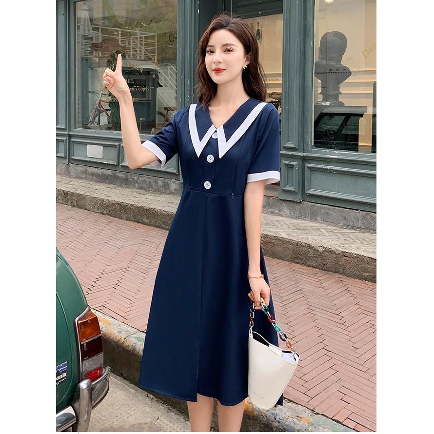 Váy cho con ti sau sinh, dáng gọn, trẻ trung