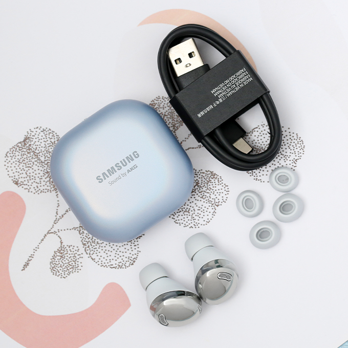 Tai nghe Bluetooth True Wireless Galaxy Buds Pro Bạc - Hàng Chính Hãng