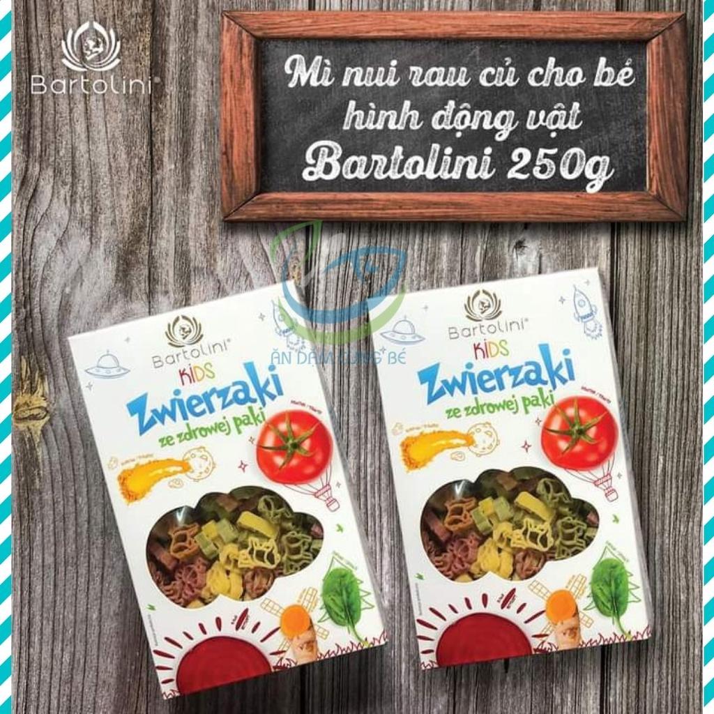 MÌ NUI RAU CỦ HỮU CƠ HÌNH ĐỘNG VẬT BARTOLINI 250G