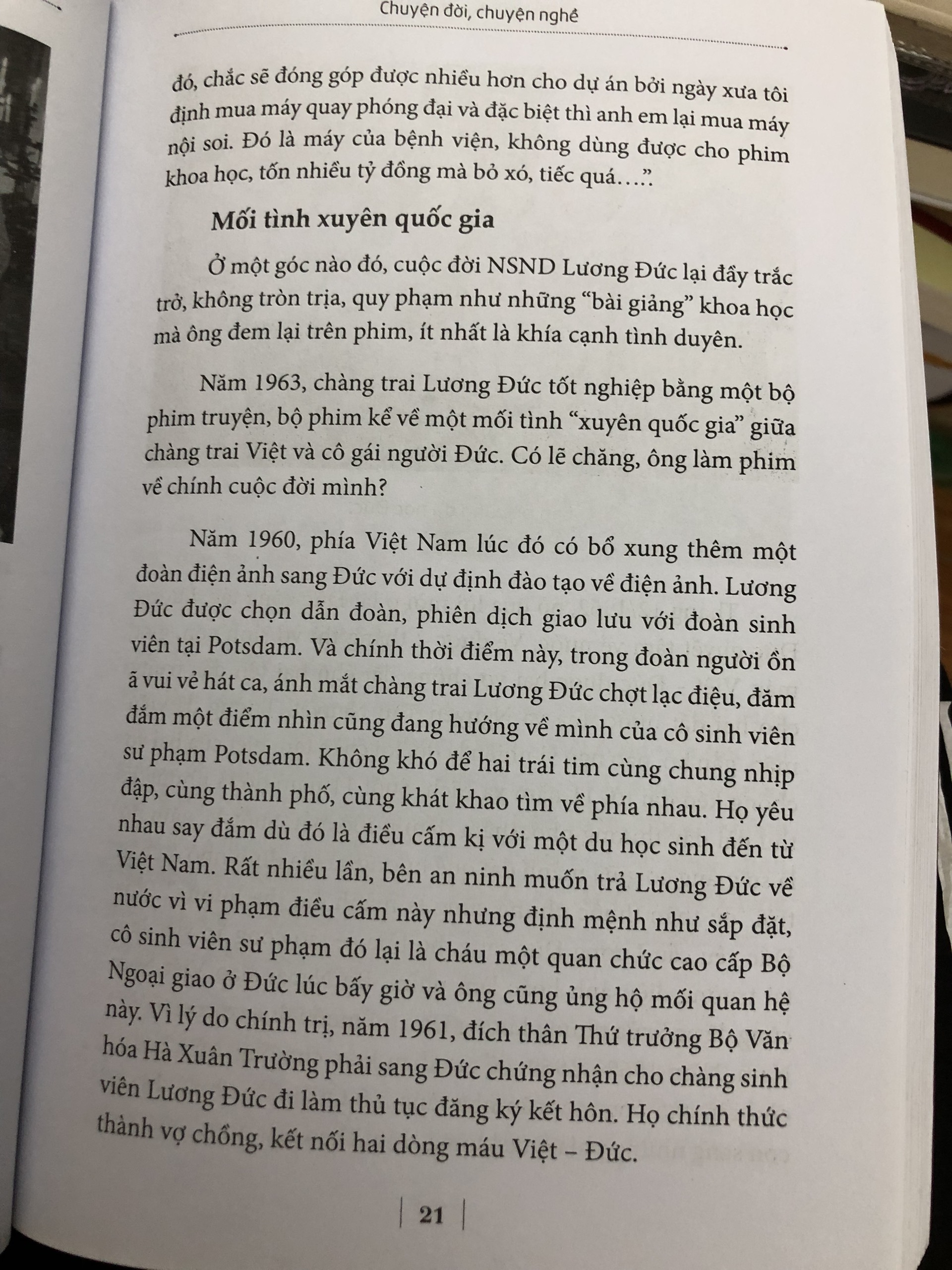 CHUYỆN ĐỜI CHUYỆN NGHỀ - HỘI ĐIỆN ẢNH VIỆT NAM (NSND LƯƠNG ĐỨC)