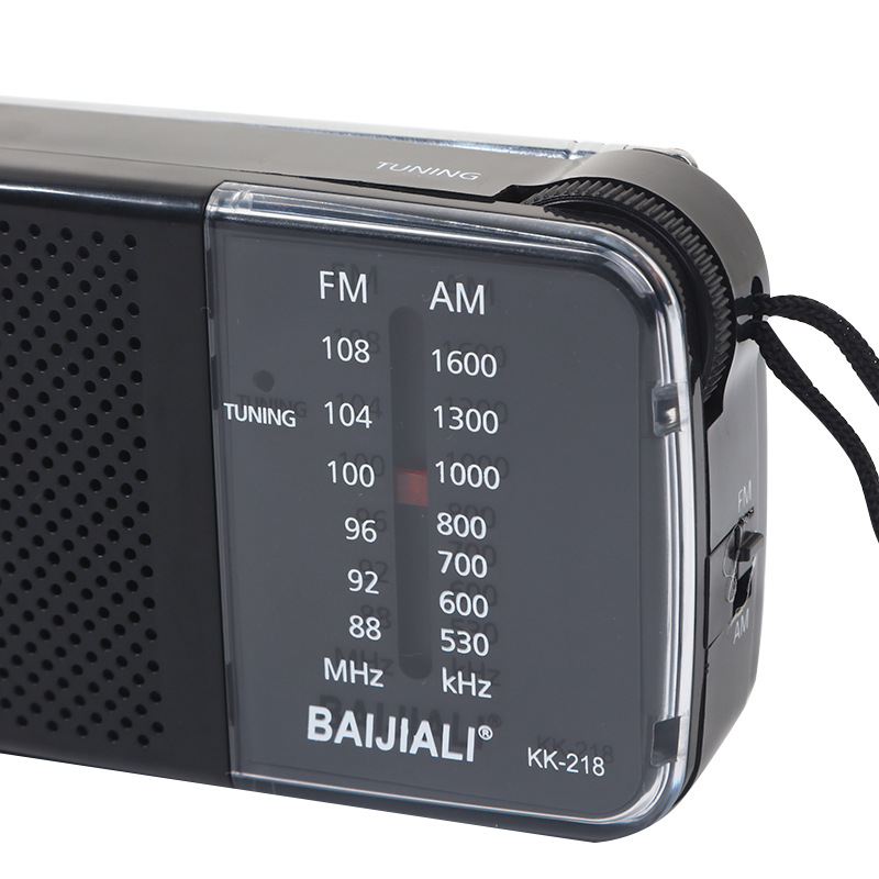 ĐÀI RADIO AM/FM 2 PIN AA BAIJIALI KK-218