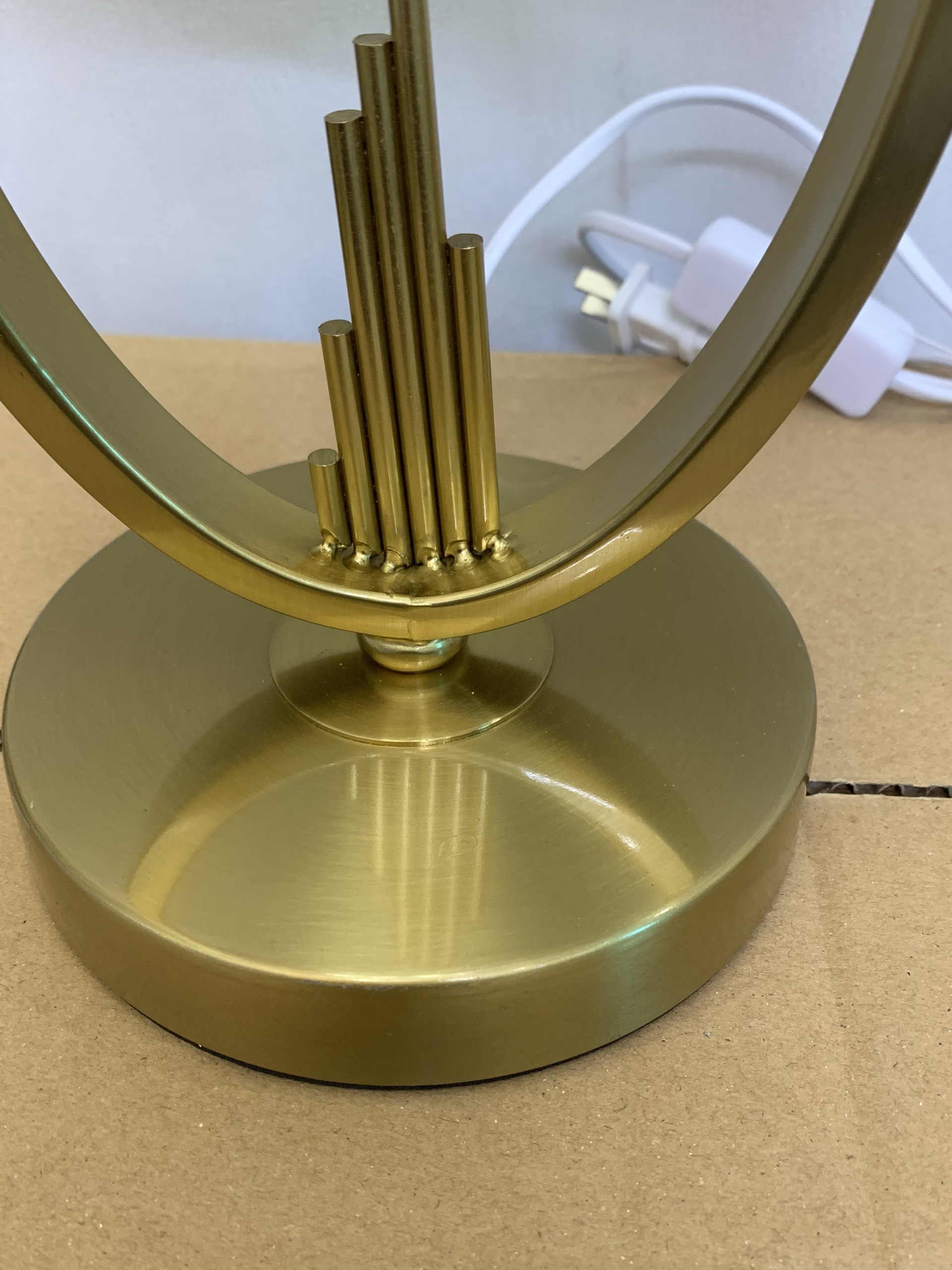 Đèn ngủ MONSKY cao cấp thân đồng để bàn đọc sách DNT08 kèm bóng LED chuyên dụng