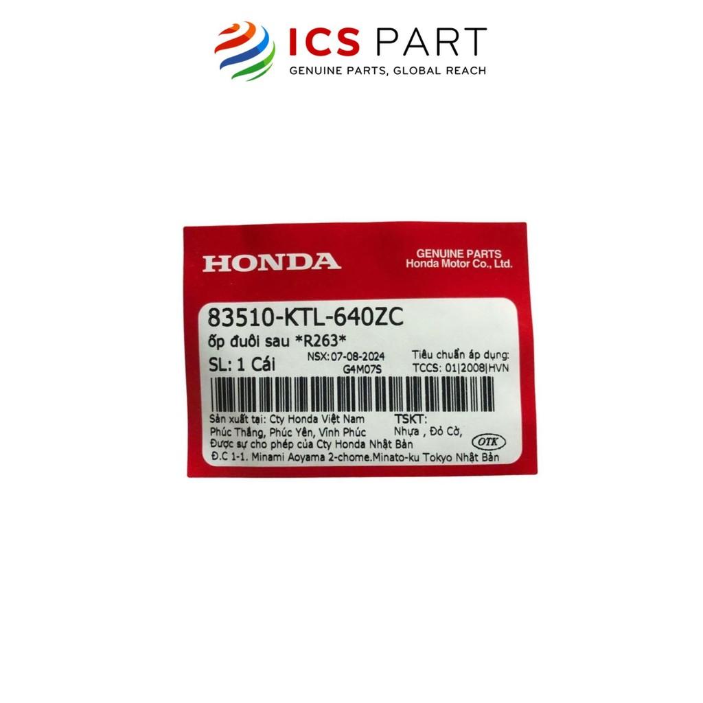 Tấm Nối (Mui Rùa) HONDA Wave 100 Đỏ Cờ R263 (83510KTL640ZC)