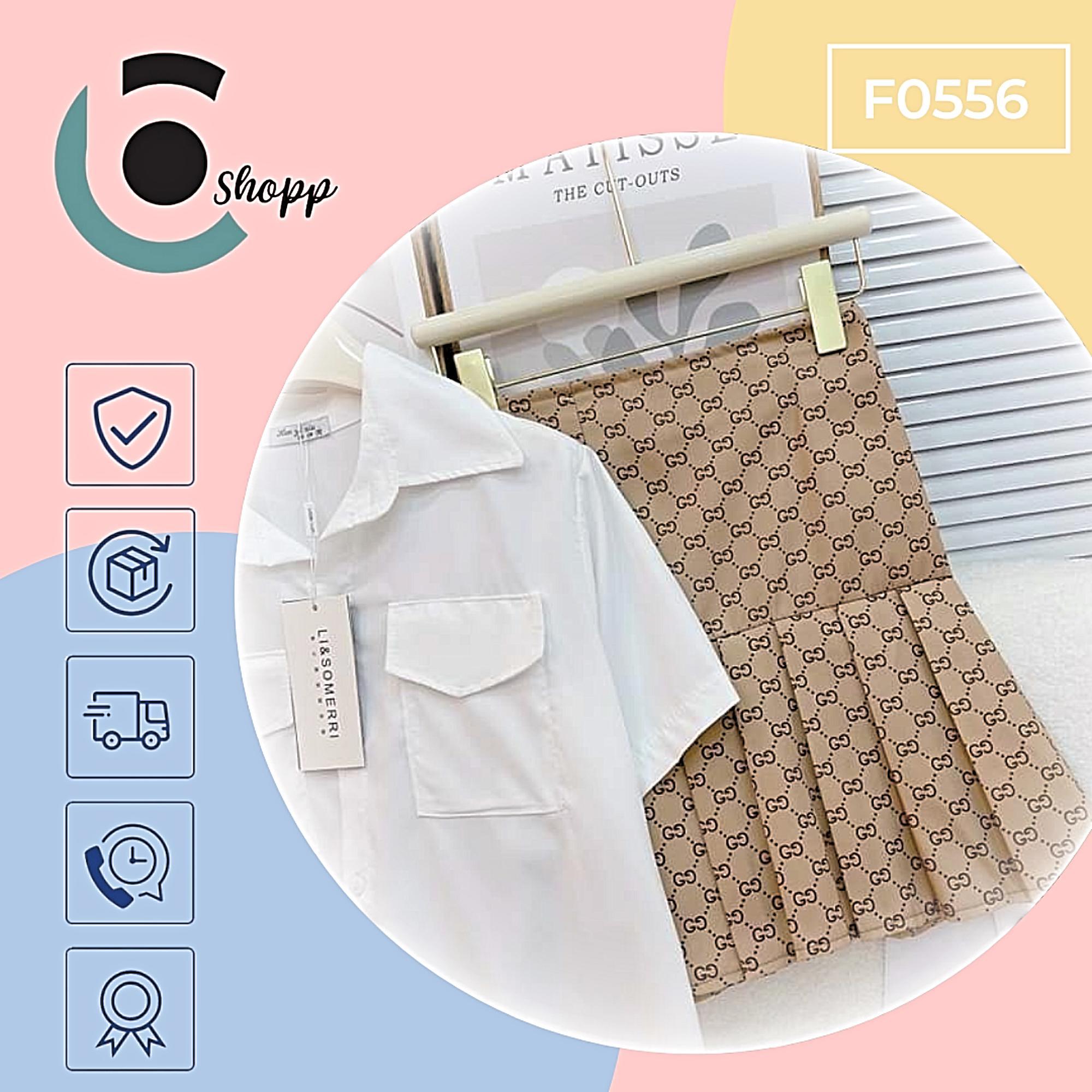 Set sơ mi 3trong1 kèm nón cao cấp