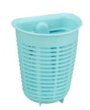 Giá để giẻ rửa bát hình rổ dáng sâu màu xanh nội địa Nhật Bản
