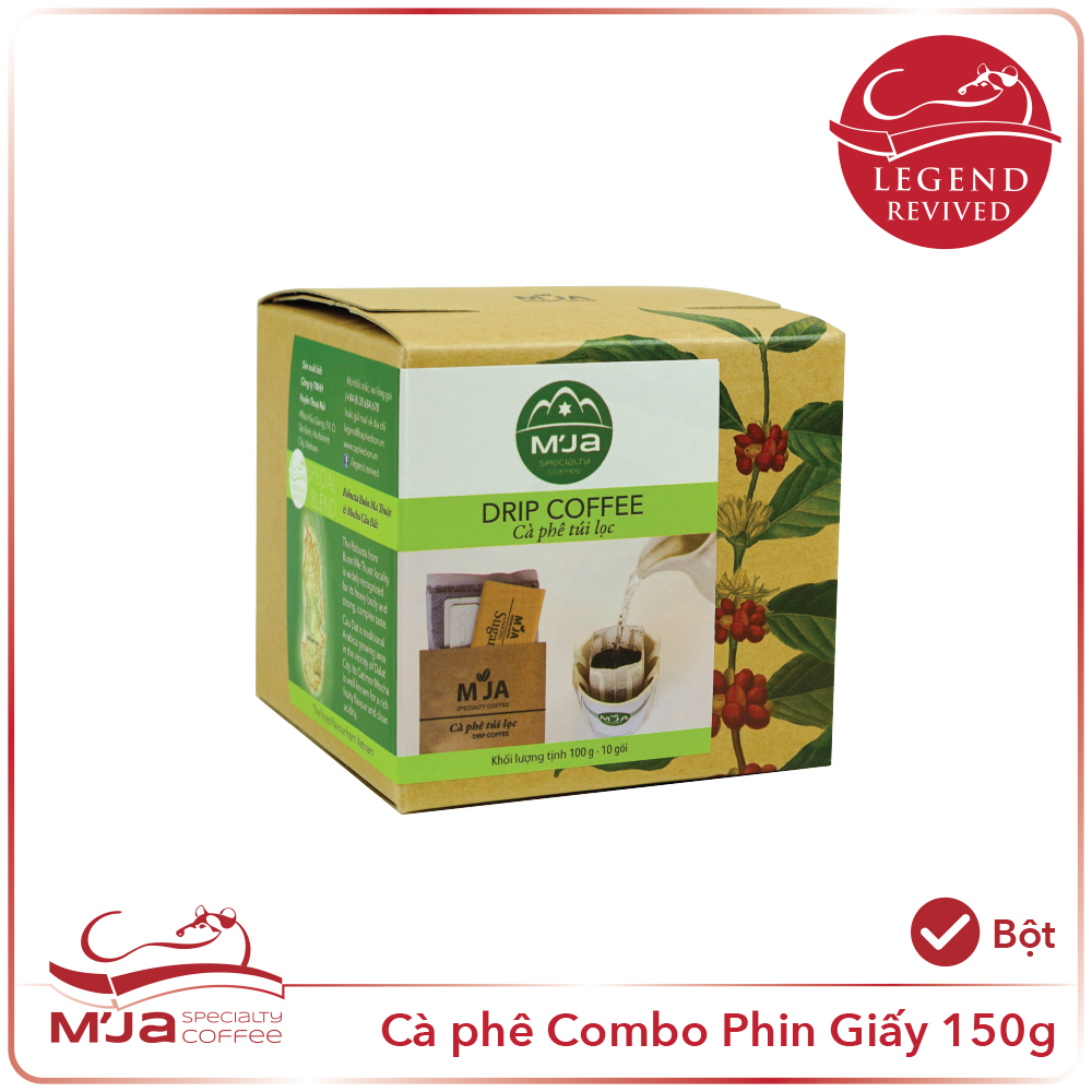 Cà phê M'Ja Túi lọc 150 gram