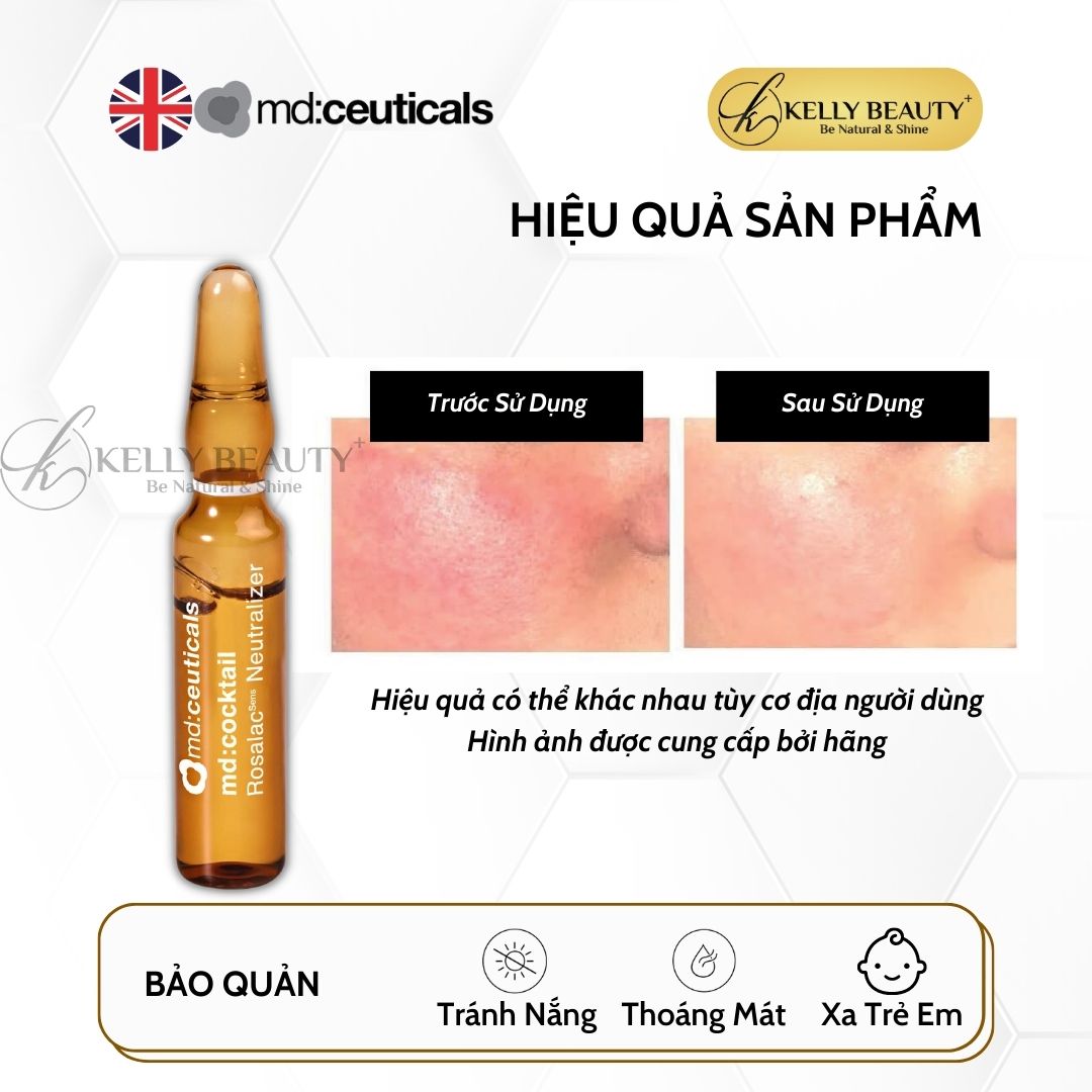 Tinh Chất Giảm Đỏ, Phục Hồi Da Nhạy Cảm MD:Cocktail Rosalacsens Neutralizer - MD:Ceuticals | Kelly Beauty