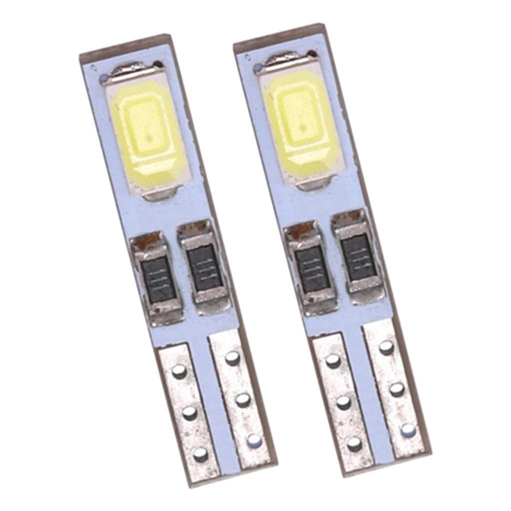 10X T5 Instrument Cluster Panel LED Bulbs Light T5 6500k 12V