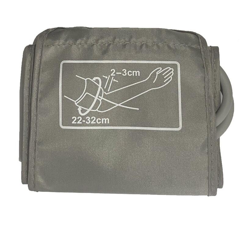 Adult portable manual sphygmomanometer cuff mercury double tube blood pressure meter arm belt length 22-32cm