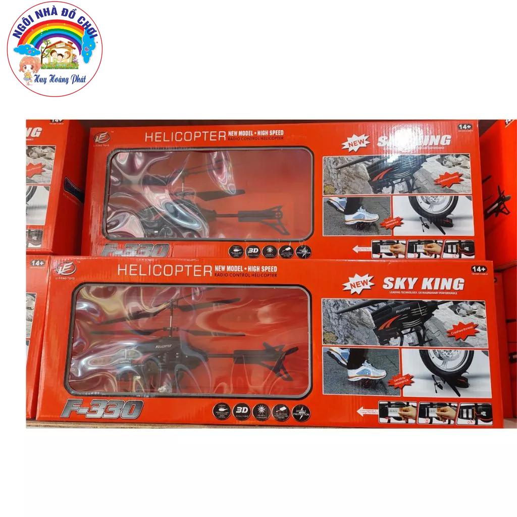 Đồ chơi Máy Bay trực thăng F-330. điều khiển có đèn sạc USB. Thương hiệu HELICOPTER TOY, dành cho các bé trên 7 tuổi