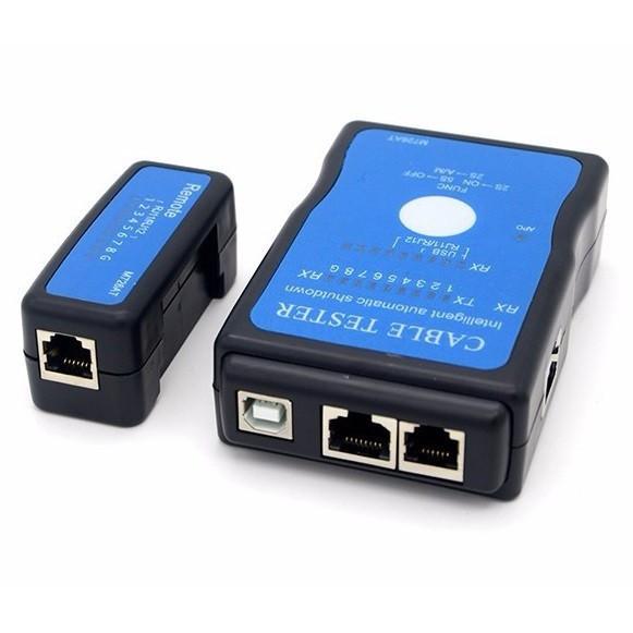 Bộ test cáp mạng RJ45/RJ11/USB đa năng M726AT + Tặng kèm Tool nhấn mạng KD-01