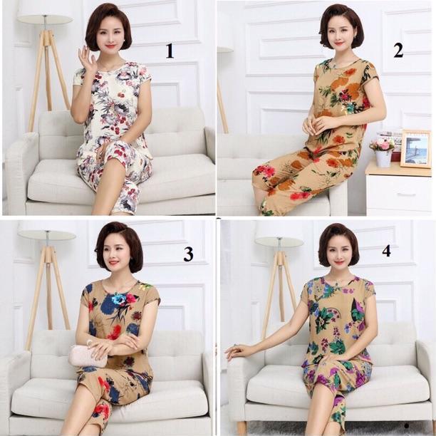 Bộ mặc ở nhà_bộ trung niên cho mẹ loại 1