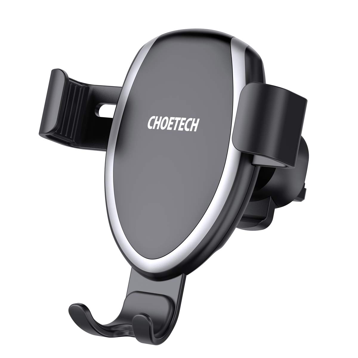 Giá đỡ kiêm Sạc không dây 10W hiệu CHOETECH H-T536S trên xe hơi / ô tô hiệu - Hàng chính hãng