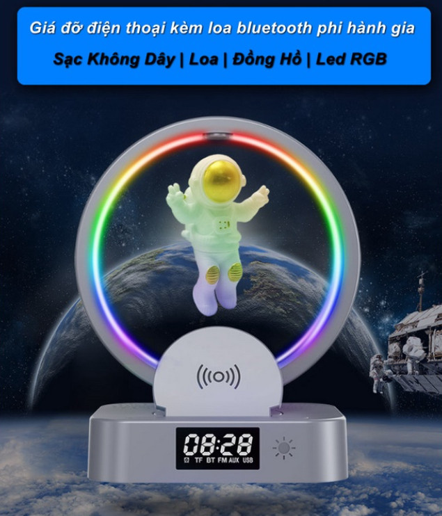 Đèn Ngủ Công Nghệ Maglev Astronaut in Space - MX Rio