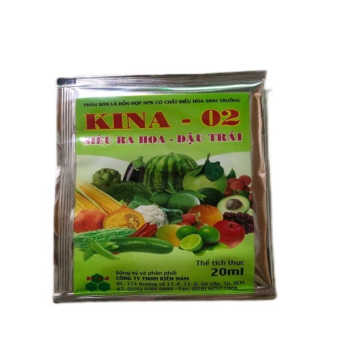 Phân bón làm dai cuốn trái, cuốn hoa 20ml
