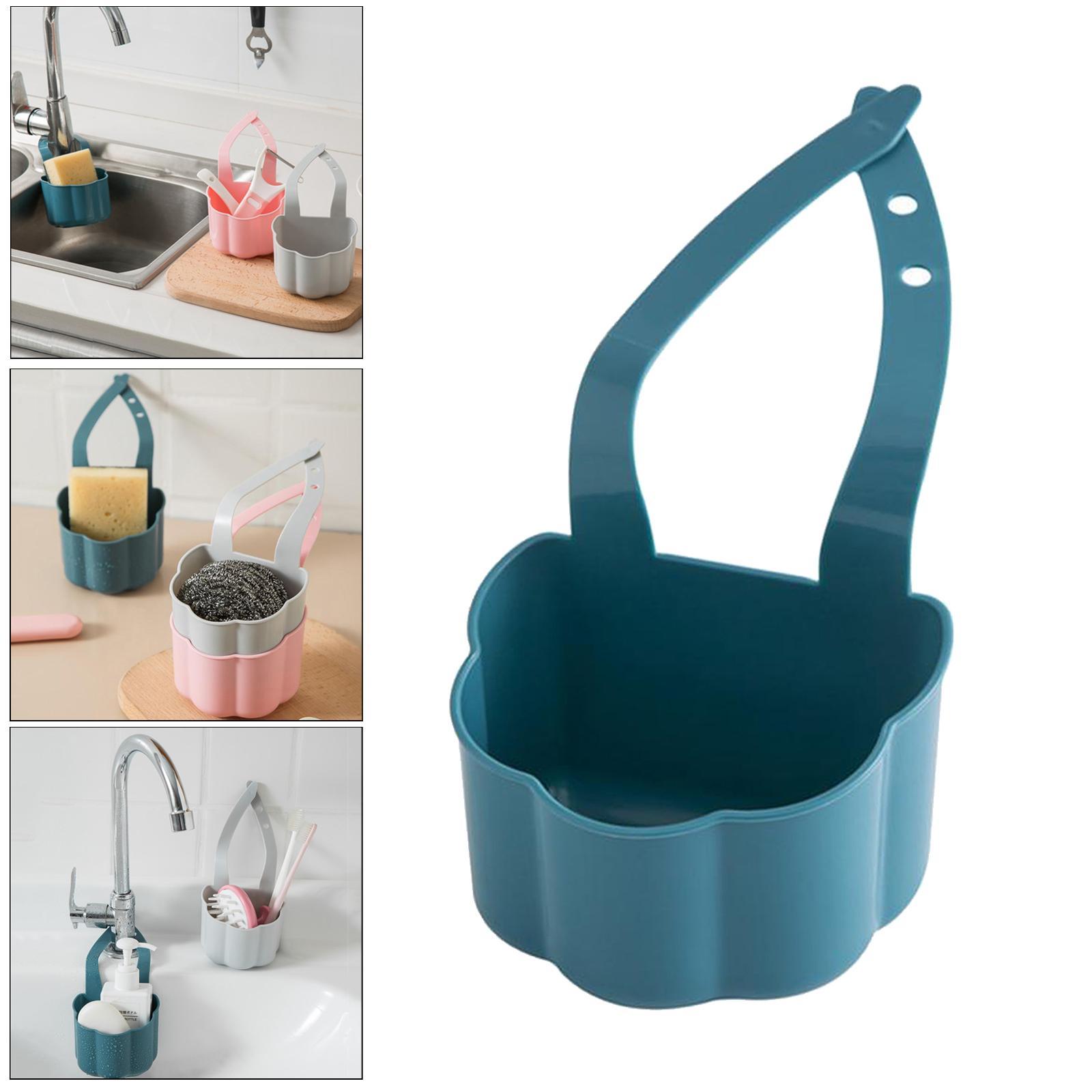 2 Pieces Kitchen Sink Storage Hanging Basket Sink Basket Strainer
