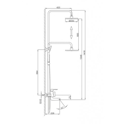 Sen cây tắm nóng lạnh Frap F2417