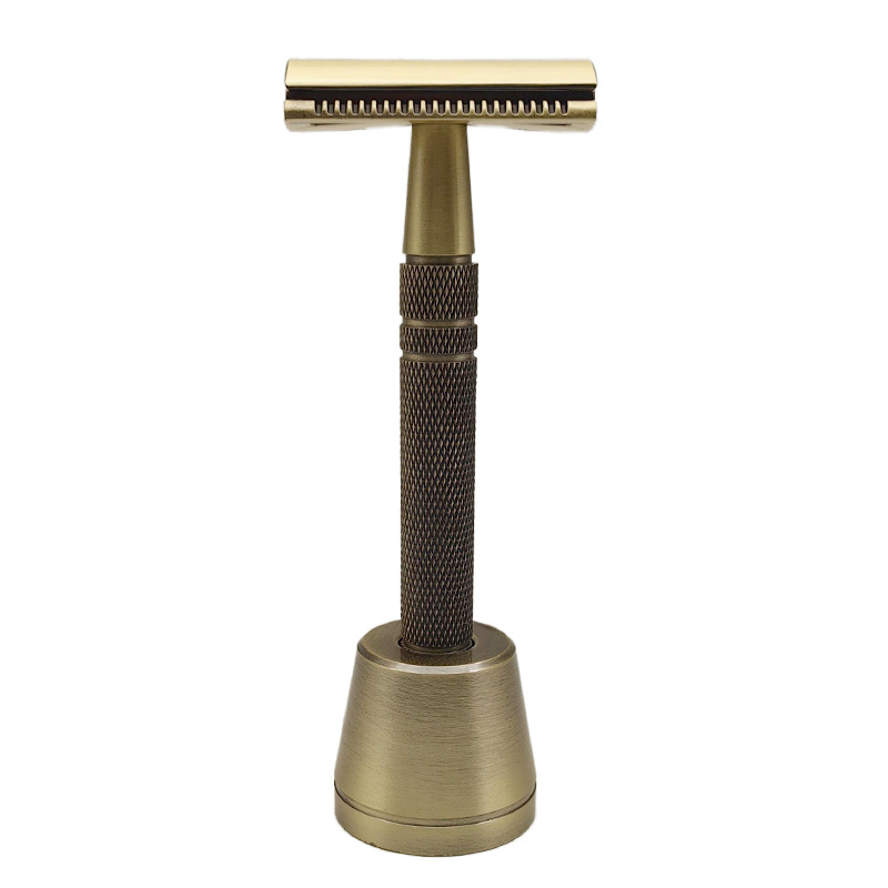 Dao Cạo Râu Cổ Điển Ming Shi KF001 – Tay Cầm Kim Loại, Phiên Bản Luxury