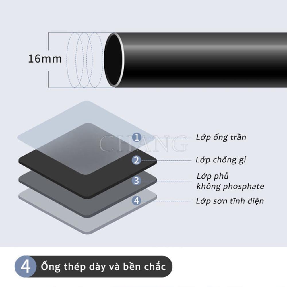 Kệ để giày dép chữ L 2 màu, thiết kế treo đồ đa năng lắp ghép 4 tầng tặng kèm 8 móc treo, chất liệu thép chịu lực tốt