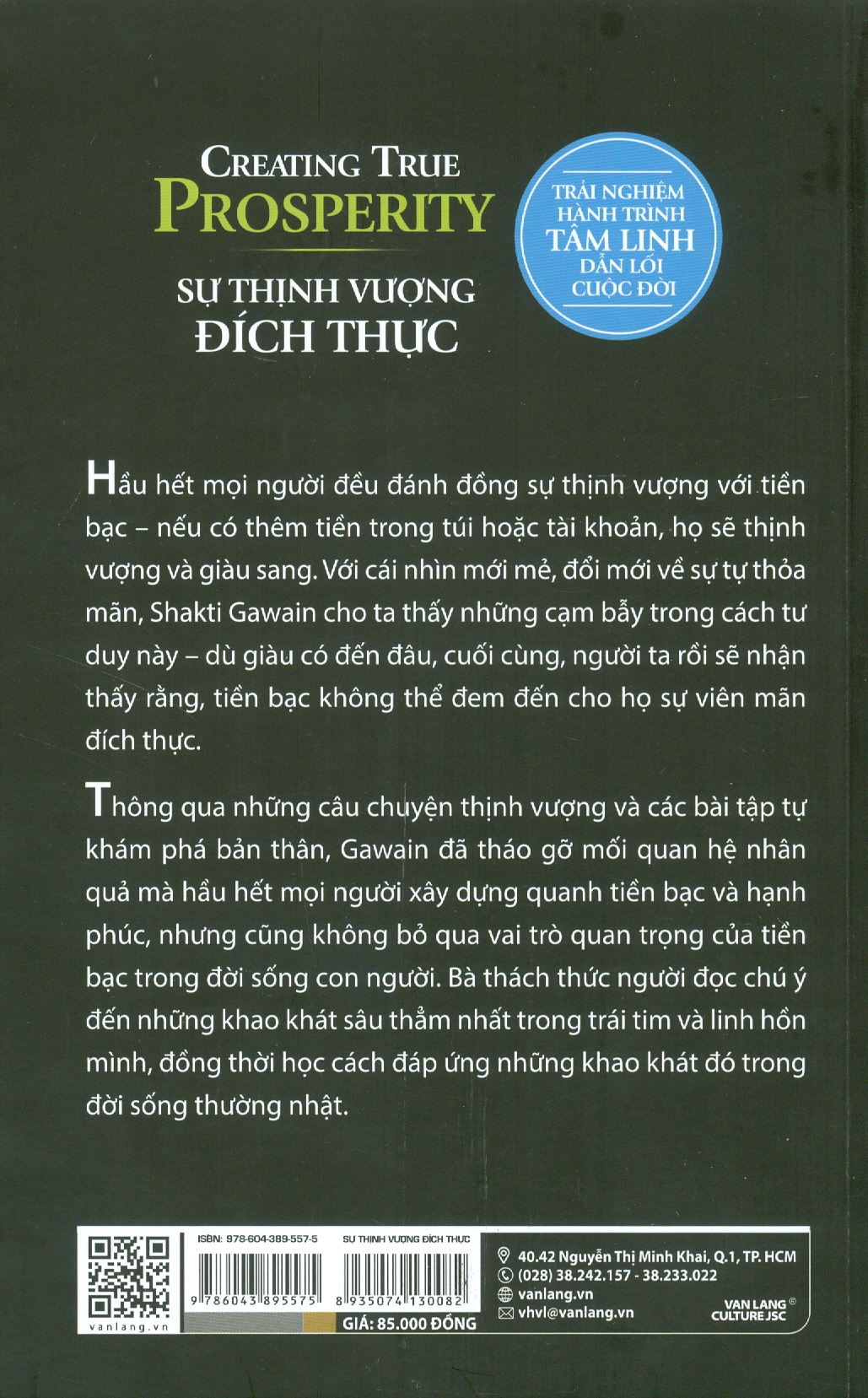 Tủ Sách Tâm Linh Thế Kỷ - Sự Thịnh Vượng Đích Thực (Trải Nghiệm Hành Trình Tâm Linh Dẫn Lối Cuộc Đời)