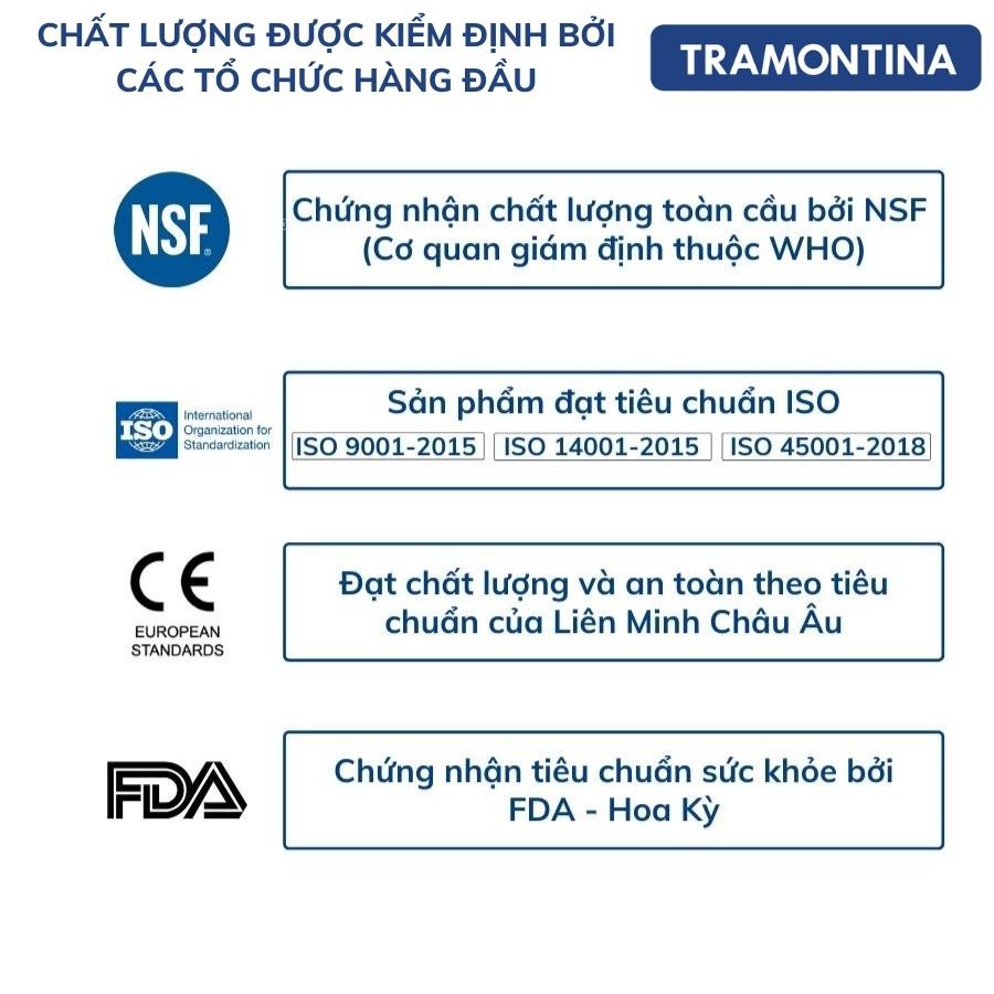 Bộ Dao Thái Tramontina Lưỡi Thép Không Gỉ Dày Dặn Tay Cầm An Toàn Chắc Chắn Bền Đẹp Sản Xuất Tại Brazil