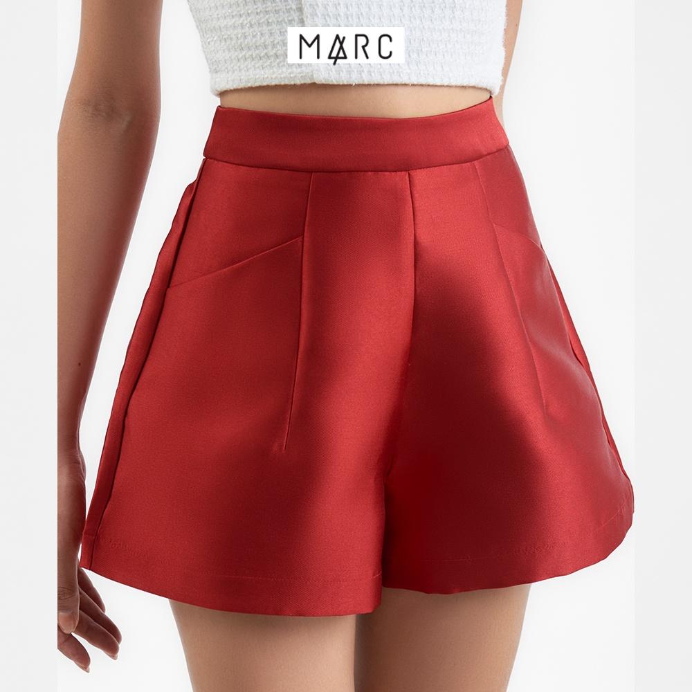 Quần short nữ MARC FASHION lưng cao form A túi xéo liền ben CBLT111622