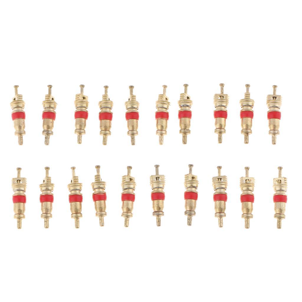 102Pcs Tire Valve Stem Core Part Dual /Single Head Valve Core Remover Set