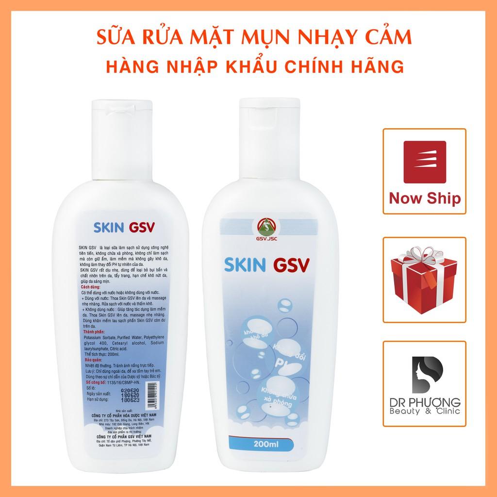 SỮA RỬA MẶT GSV SKIN