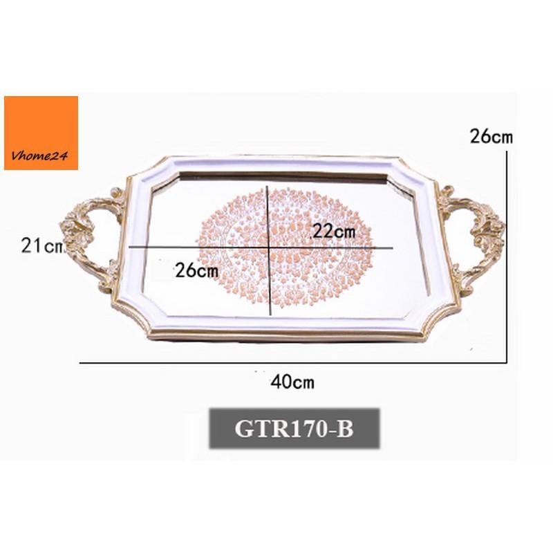 KHAY GƯƠNG CỔ ĐIỂN CHỮ NHẬT GTD170