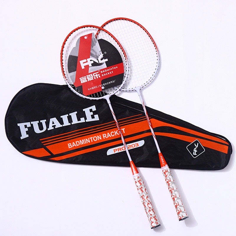 Set 2 vợt cầu lông hợp kim nhôm kèm túi