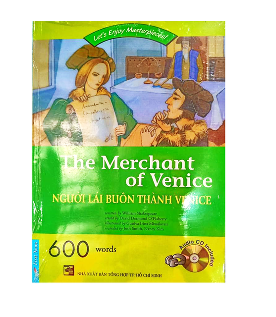 Let's Enjoy Masterpieces - Happy Reader - Người Lái Buôn Thành Venice - Sách Kèm CD