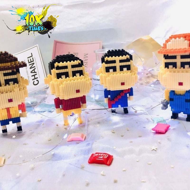 Mô hình lắp ráp 3d Shin cậu bé bút chì mô hình quà tặng lắp ráp cho trẻ nhỏ bạn trai bạn gái