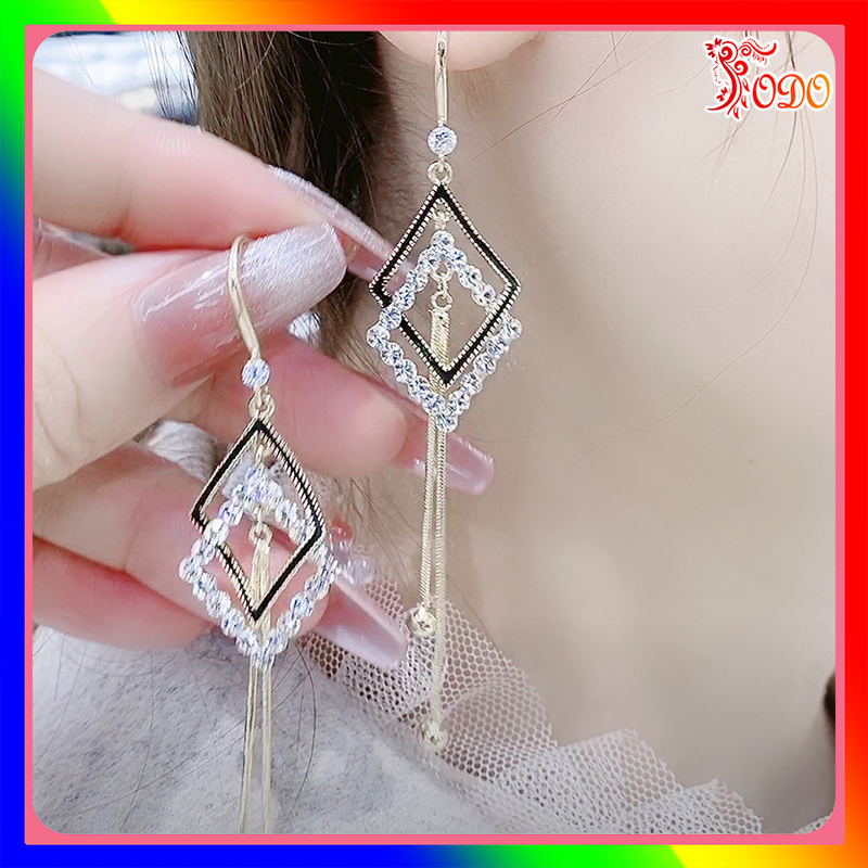Bông tai kiểu thanh lịch đi biển S925 SK121 xu hướng mới đơn giản đi làm thời trang dã ngoại -