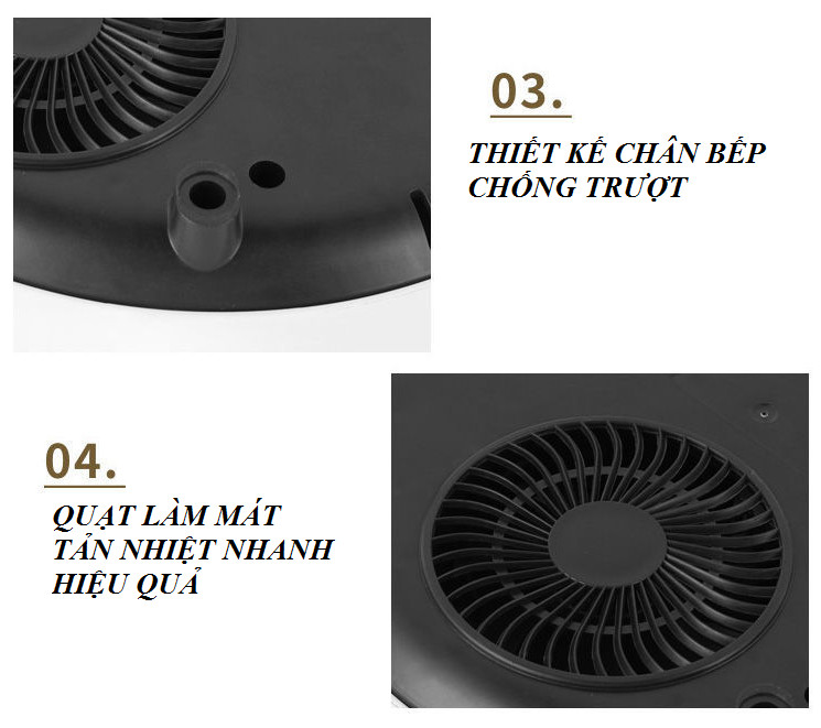 Bếp điện từ đơn hình tròn thông minh công suất cao SX-2022