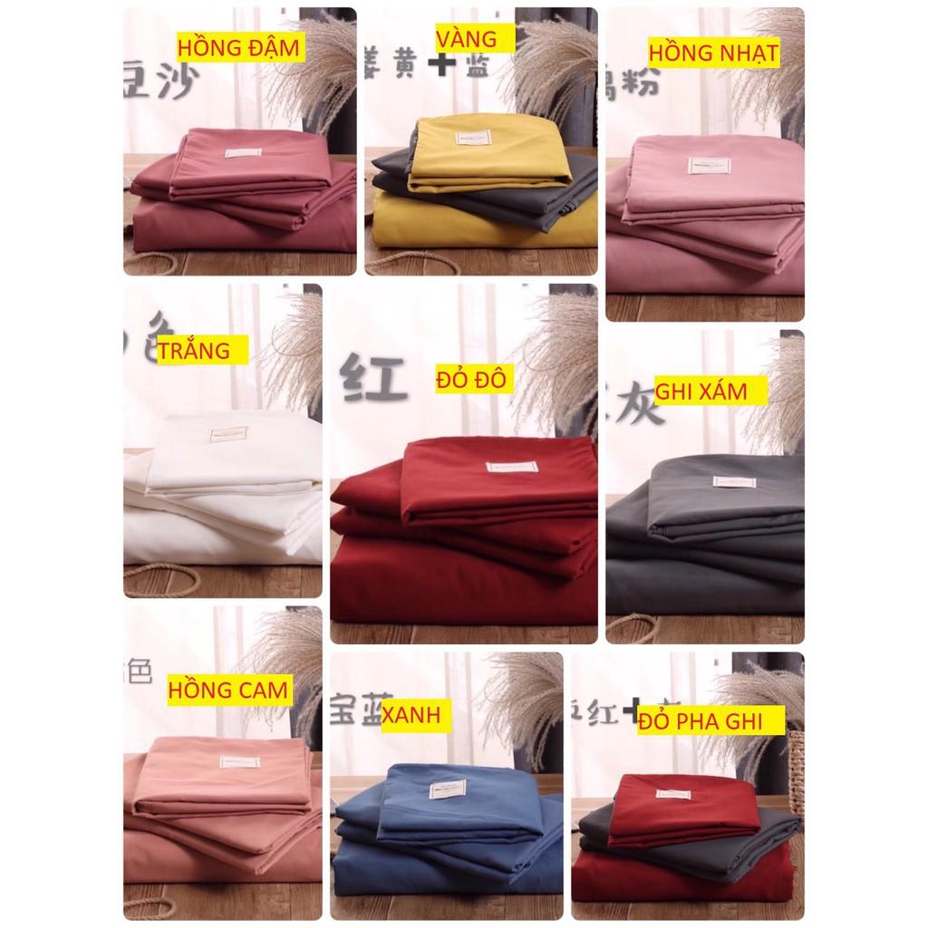 SET CHĂN GA GỐI COTTON TC ĐỦ MÀU