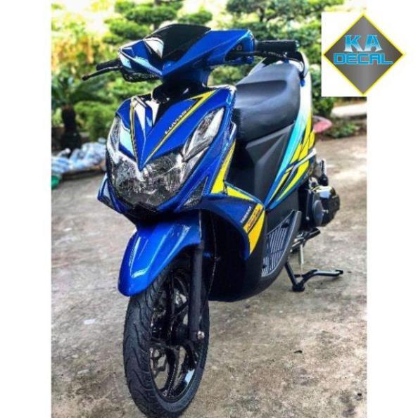 Tem rời luvias xanh vàng.